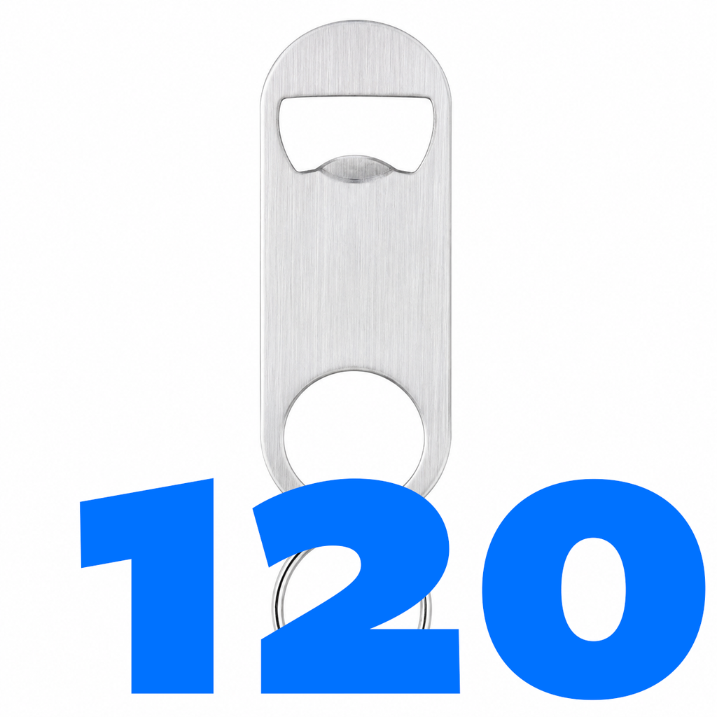Llavero Destapador Personalizado de Acero Inoxidable