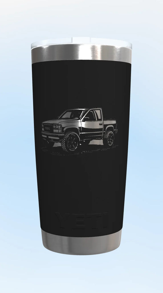 Personalización "Troca Cuen": YETI Rambler 20 oz Tumbler - Black