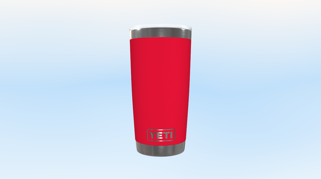 Personalización: YETI Rambler 20 oz Tumbler - Rescue red