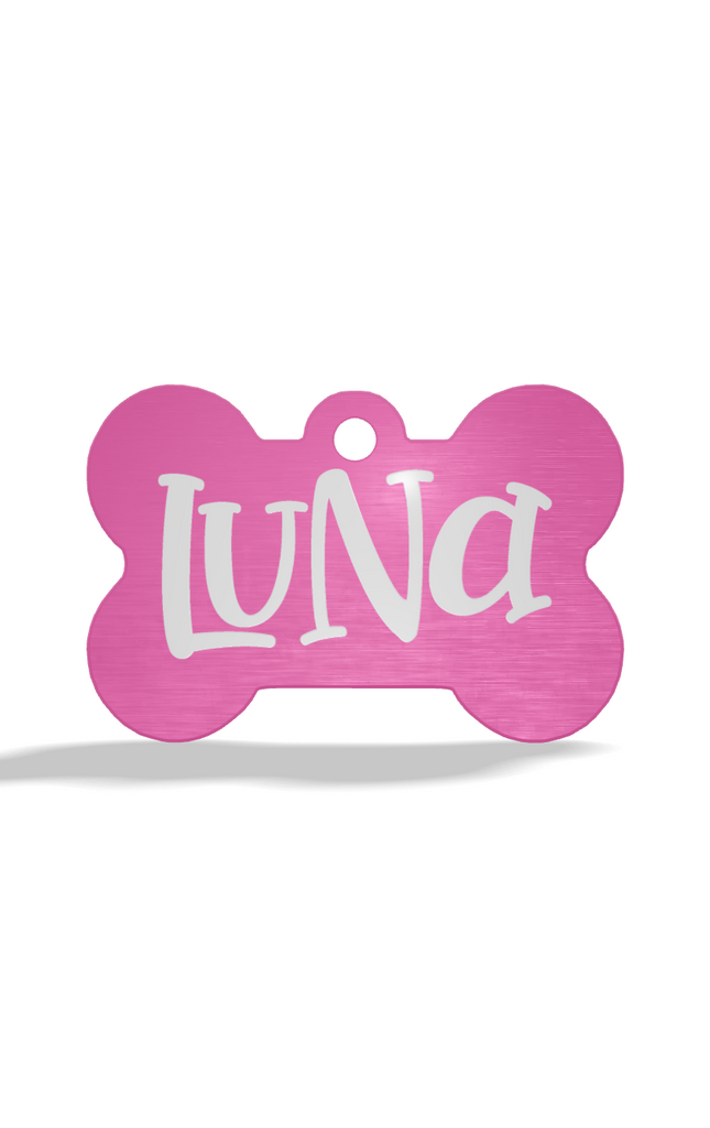 Personalización: Placa de Hueso - Magenta / Grande