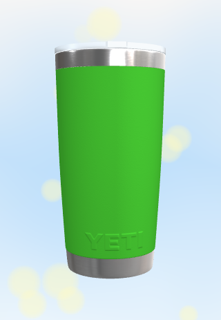 Customization: YETI Rambler 20 oz Tumbler - Canopy Green