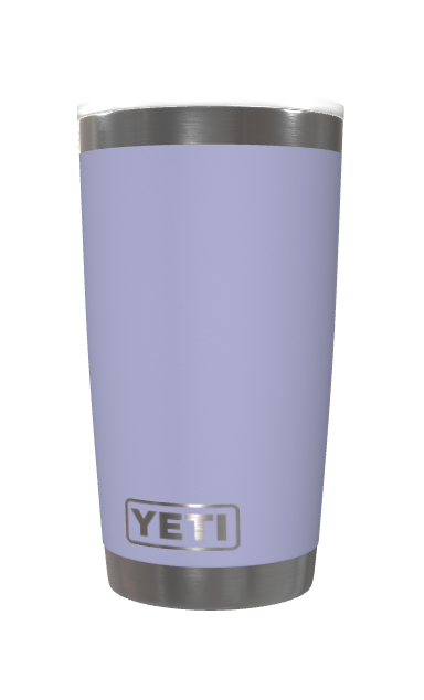 Customization: YETI Rambler 20 oz Tumbler - Cosmic Lilac