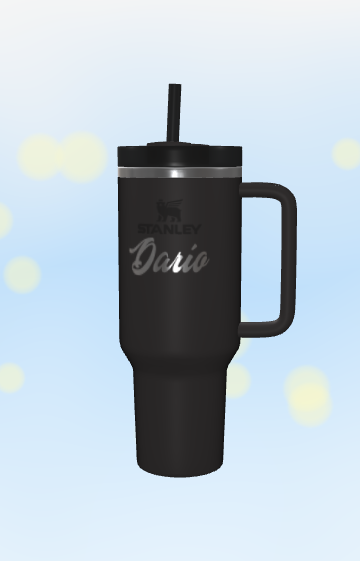 Customization: The Quencher H20 Flowstate Tumbler  40 OZ - Black 2.0