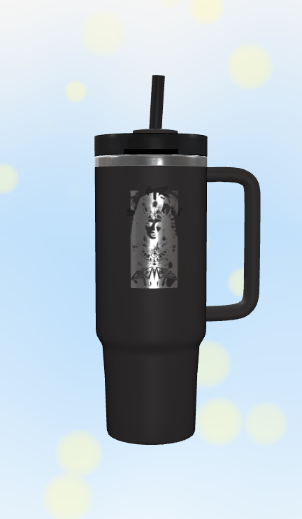 Customization: The Quencher H20 Flowstate Tumbler  30 OZ - Black 2.0