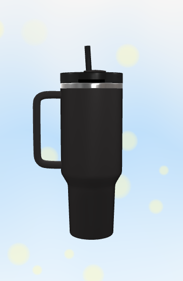 Customization: The Quencher H20 Flowstate Tumbler  40 OZ - Black 2.0