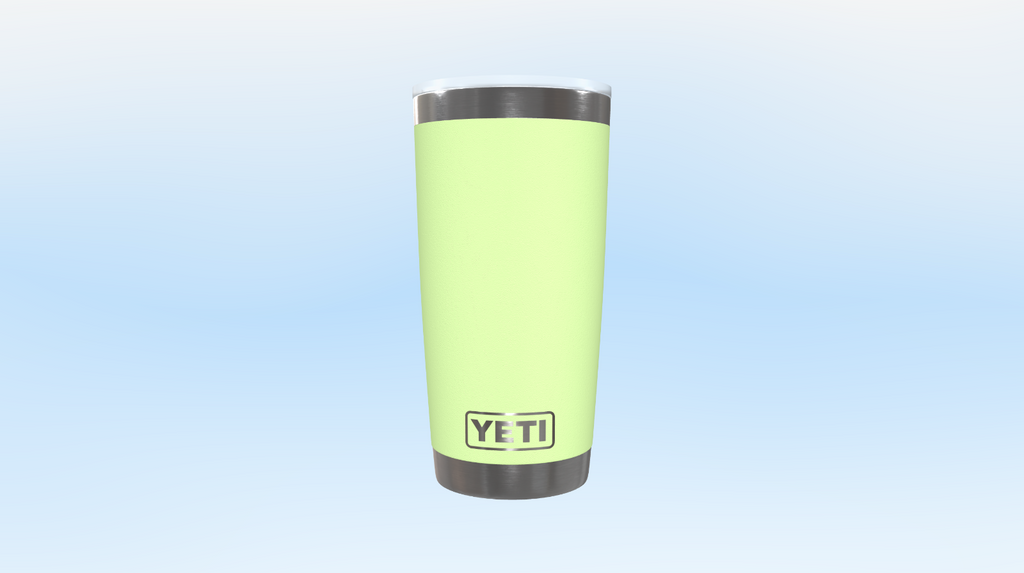 Personalización "Hola hermosa": YETI Rambler 20 oz Tumbler - Key lime