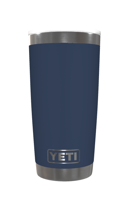 Customization: YETI Rambler 20 oz Tumbler - Navy