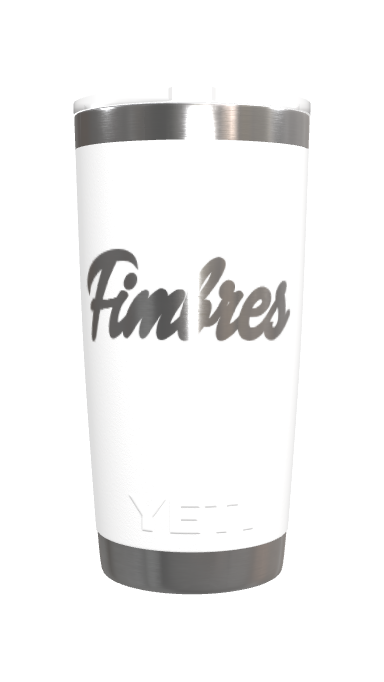 Customization: YETI Rambler 20 oz Tumbler - White