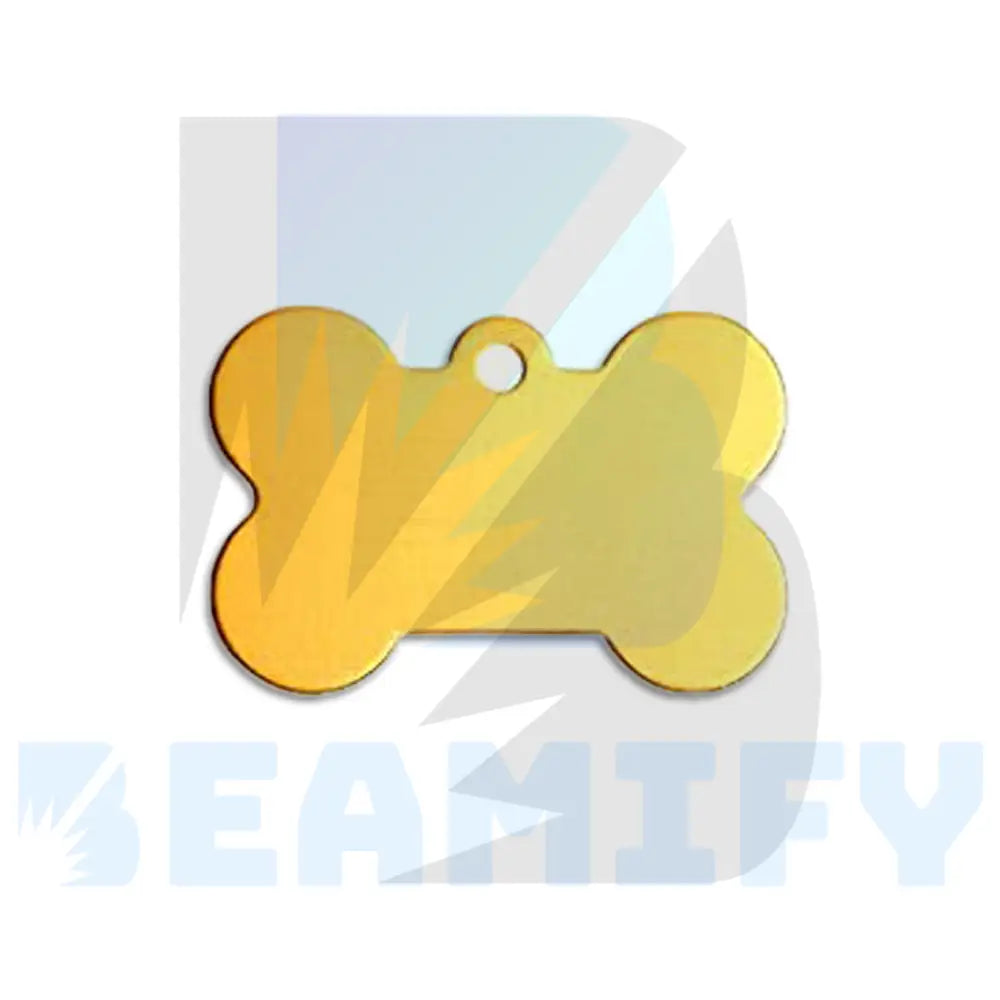 Placa De Hueso Amarillo / Mediano Placas Identificacion