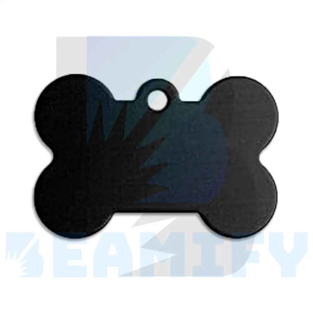 Placa De Hueso Negro / Grande Placas Identificacion