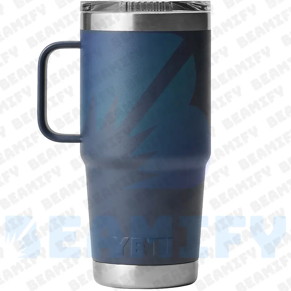 Taza De Viaje Genérica 20 Onzas Azul Marino Termo Genérico