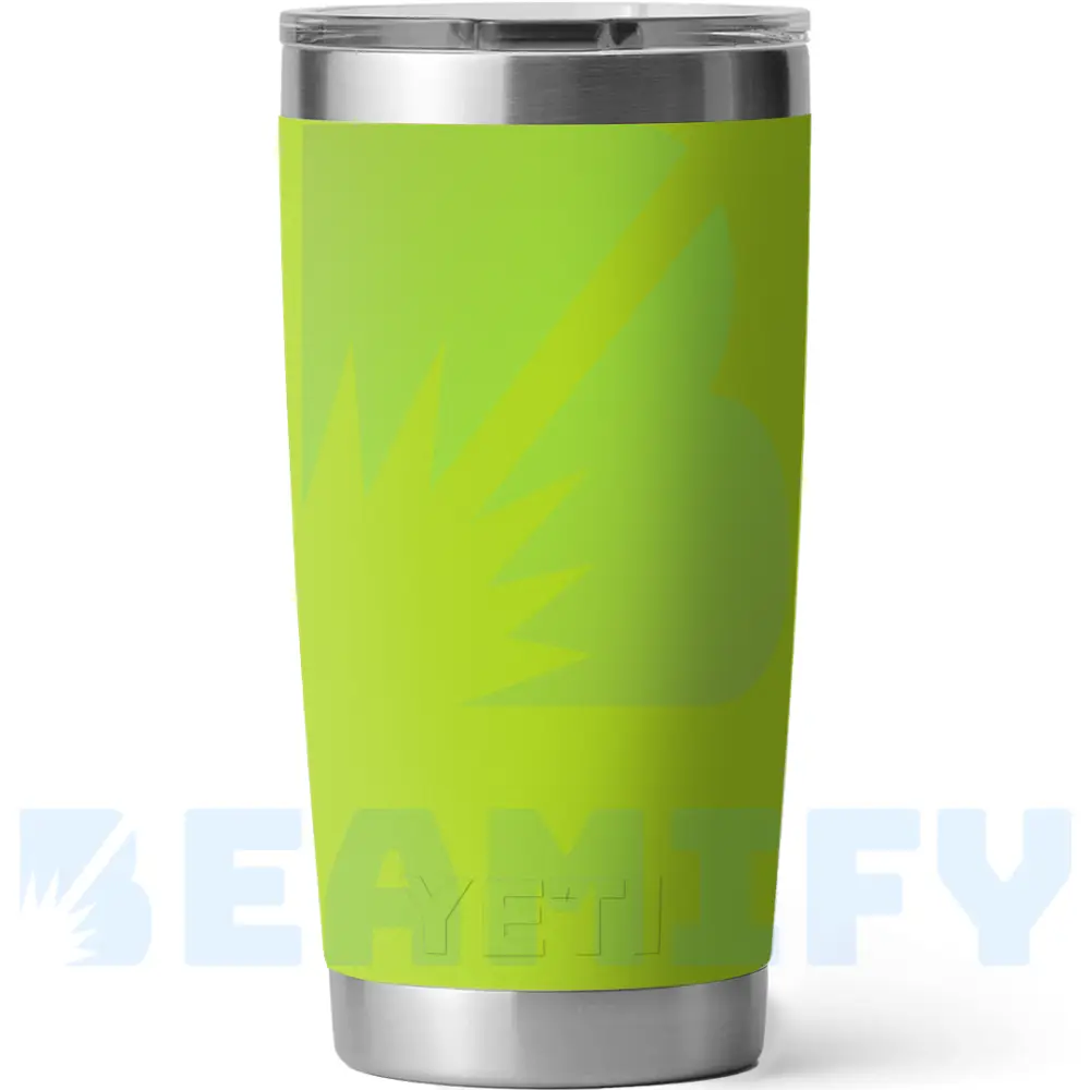 Termo Genérico 20 Onzas Verde Fosforescente